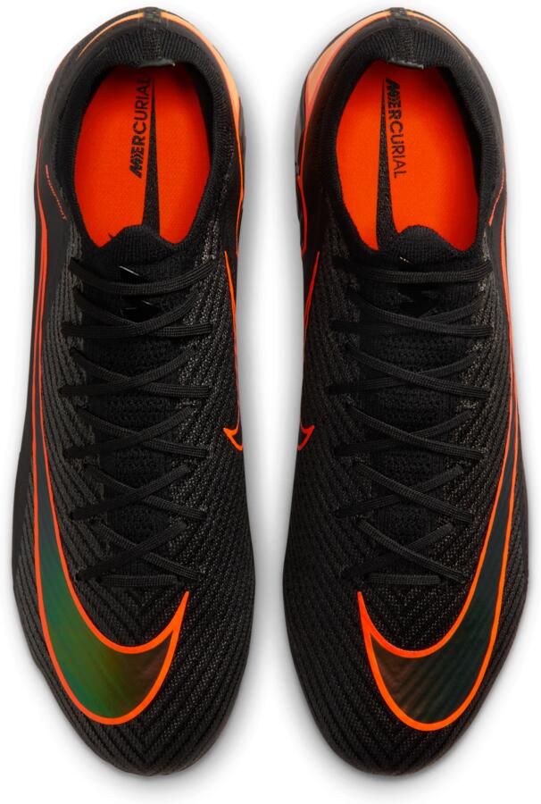Nike Mercurial Vapor 16 Elite LV8 low-top voetbalschoenen (stevige ondergrond) Zwart - Foto 2