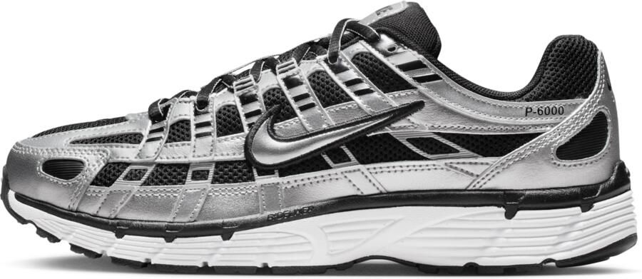 Nike P-6000 Sneakers Dames Zilver Mesh Synthetisch - Foto 4