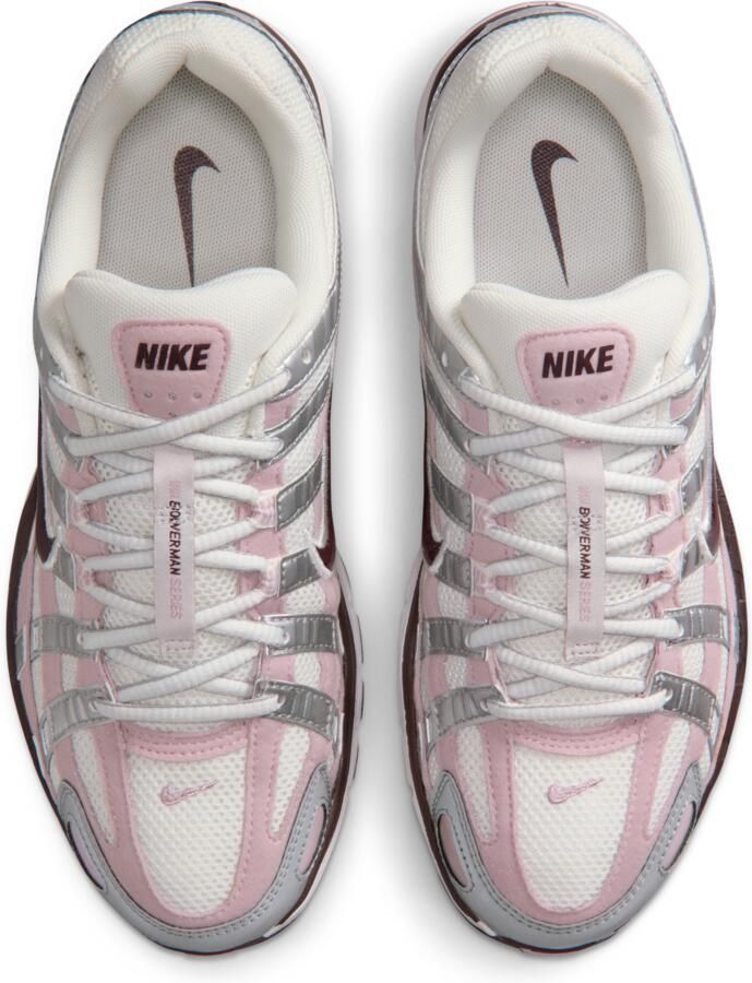 Nike P-6000 Sneakers Dames Wit Mesh Synthetisch