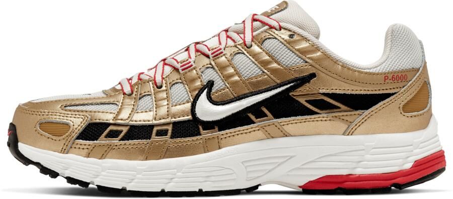 Nike P-6000 Dames Schoenen Gold Leer Textil Synthetisch Foot Locker