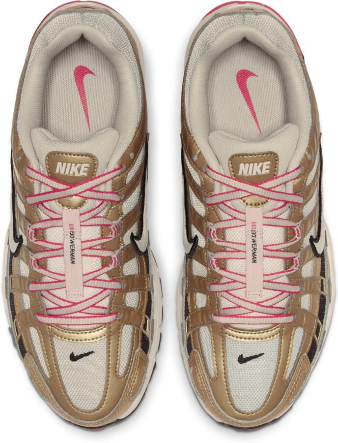 Nike P-6000 Dames Schoenen Gold Leer Textil Synthetisch Foot Locker