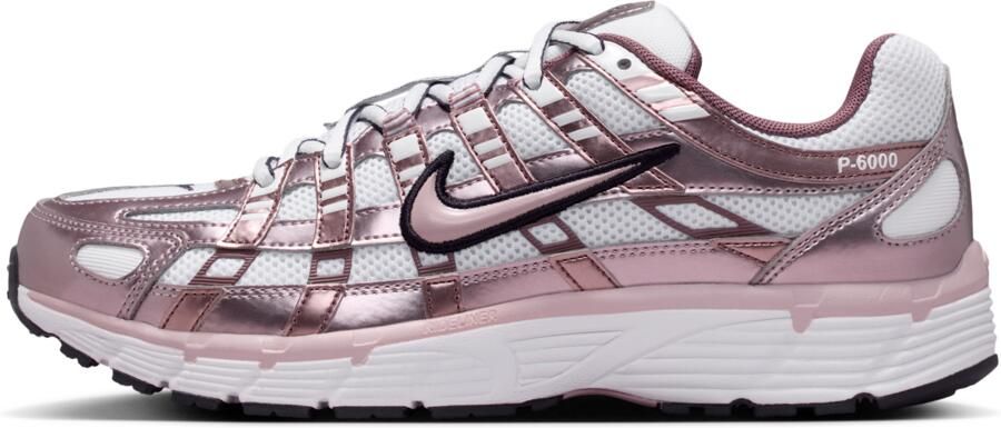 Nike P-6000 Sneakers Dames Wit Mesh Synthetisch