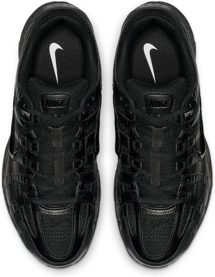 Nike P-6000 Sneakers Dames Zwart Mesh Synthetisch