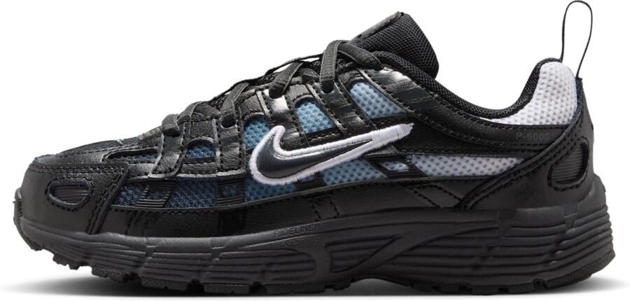 Nike P-6000 Peuterschoenen Zwart Mesh Synthetisch