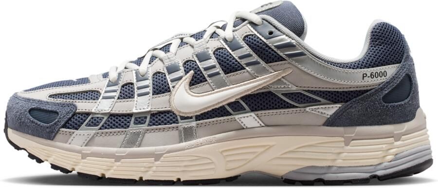 Nike P-6000 Sneakers Heren Blauw Mesh Synthetisch