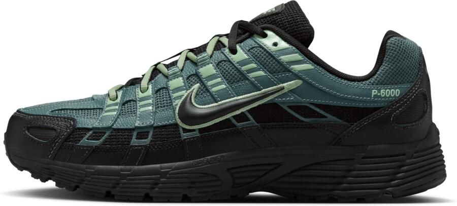 Nike P-6000 Sneakers Heren Zwart Mesh Synthetisch
