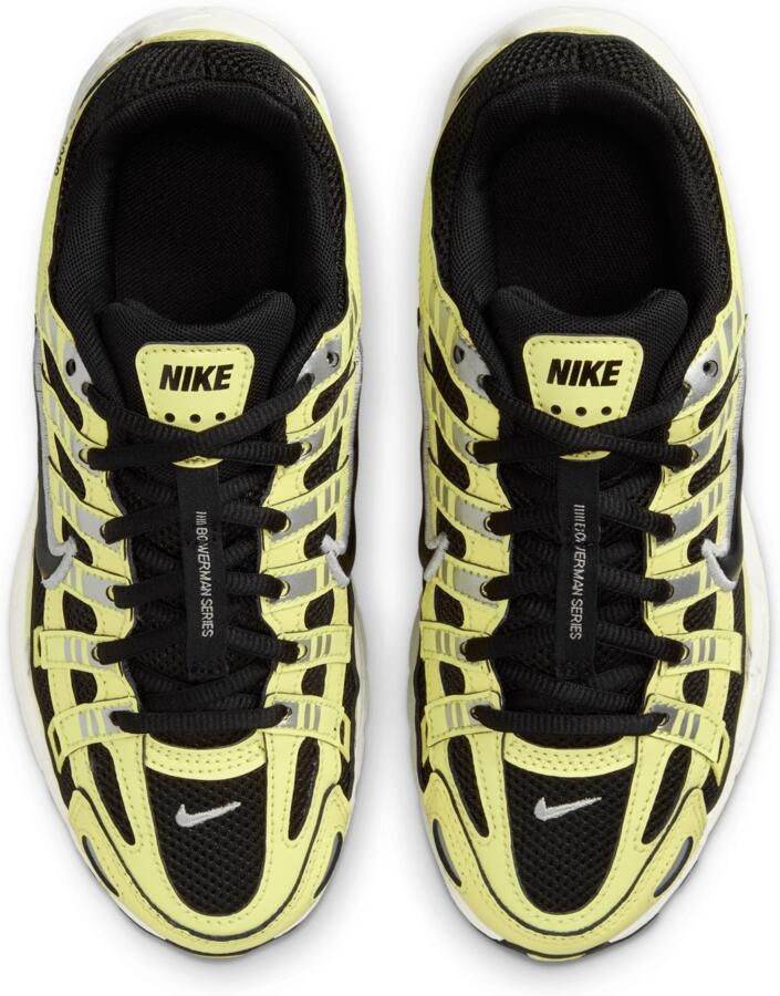 Nike P-6000 Unisex Schoenen Geel Maat: 35.5 Mesh Synthetisch Foot Locker - Foto 2