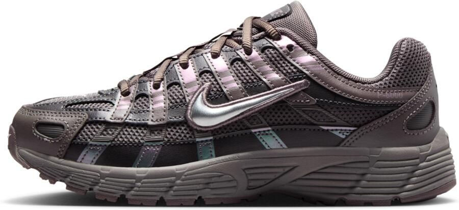 Nike P-6000 Unisex Schoenen Grijs Maat: 35.5 Mesh Synthetisch Foot Locker