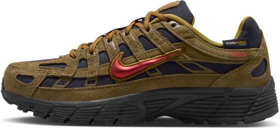 Nike P-6000 Kindersneakers Olijf Mesh Synthetisch