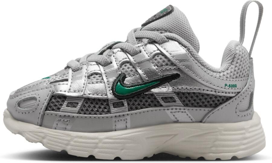 Nike P-6000 Babyschoenen Grijs Mesh Synthetisch