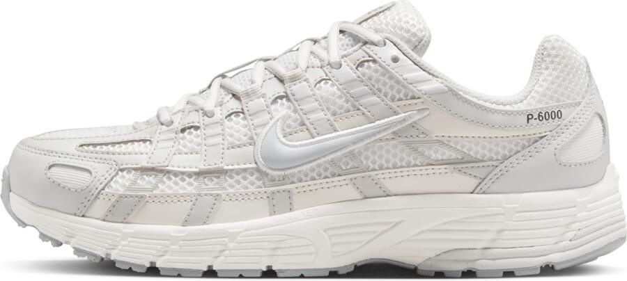 Nike P-6000 Dames Schoenen Wit Maat: 40.5 Mesh Synthetisch Foot Locker