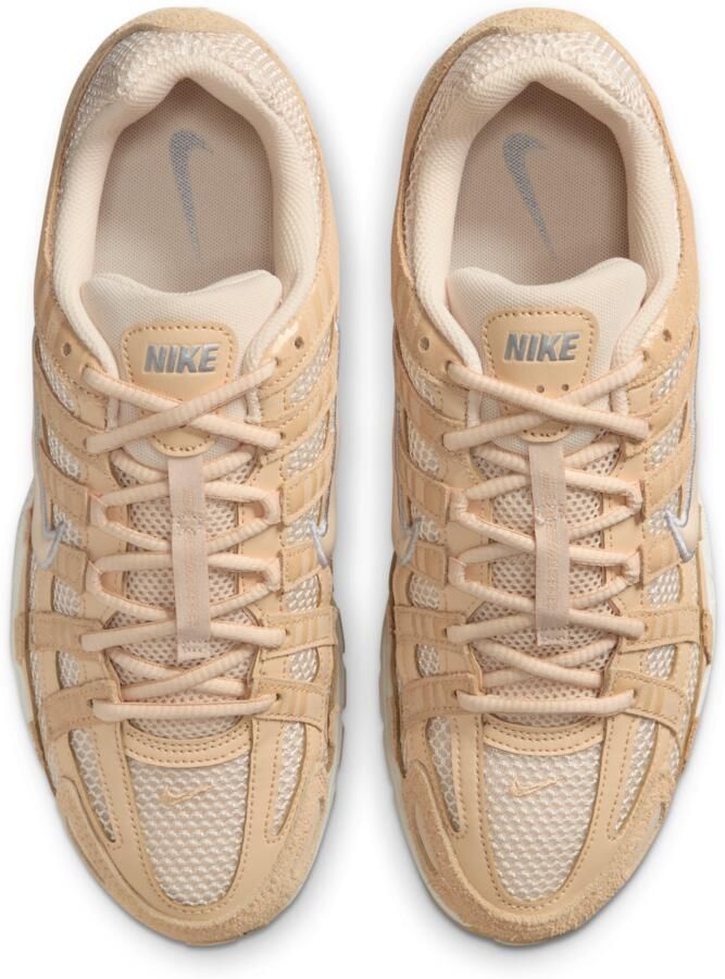 Nike P-6000 Heren Schoenen Wit Maat: 38.5 Mesh Synthetisch Foot Locker