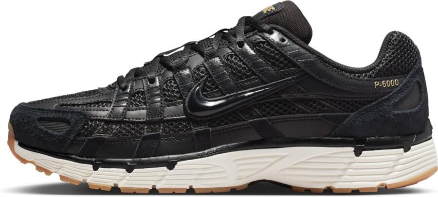 Nike Suede Sneakers Heren Zwart Mesh Synthetisch