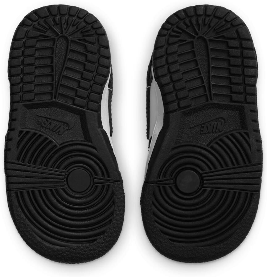 Nike Dunk Low Black White 'Panda' CW1589-100 zwart wit kinder sneakers laag elastiek veters instappers