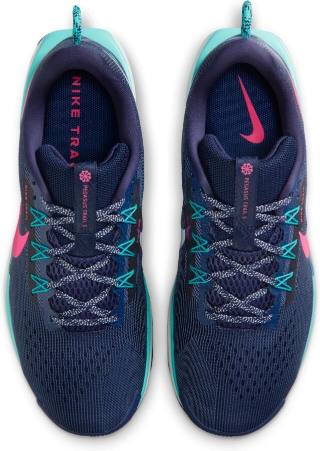 Nike Pegasus Trail 5 trailrunningschoenen voor heren Blauw - Foto 2
