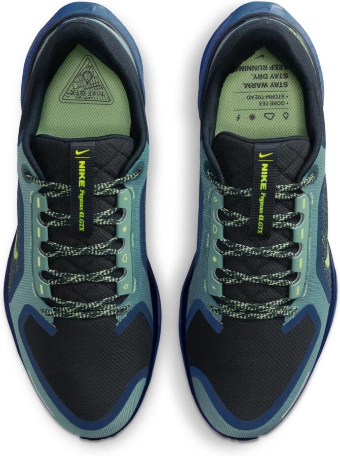Nike Pegasus 41 GORE-TEX waterdichte hardloopschoenen voor heren (straat) Groen