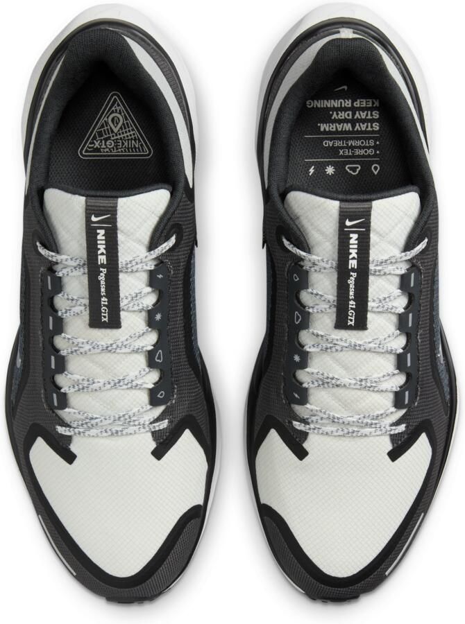 Nike Pegasus 41 GORE-TEX waterdichte hardloopschoenen voor heren (straat) Zwart