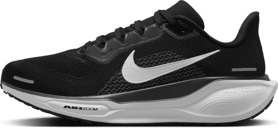 Nike Pegasus 41 hardloopschoenen voor dames (breed straat) Zwart - Foto 4