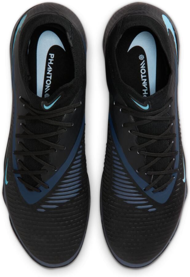 Nike Phantom 6 High Academy voetbalschoenen (turf) Zwart - Foto 2