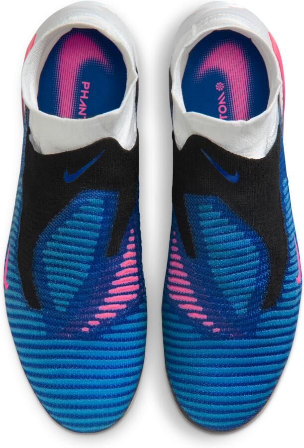 Nike Phantom 6 High Elite voetbalschoenen (stevige ondergrond) Blauw - Foto 2