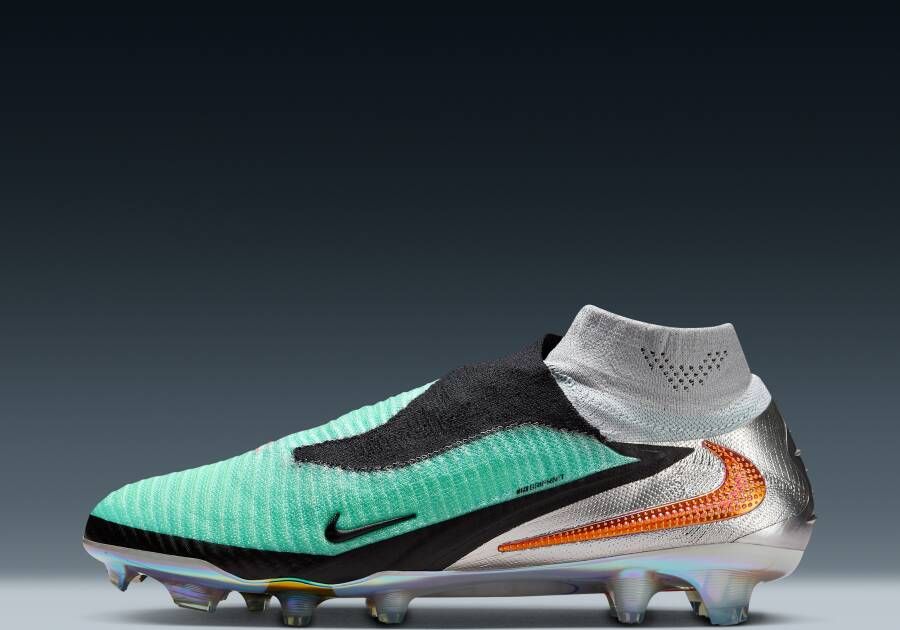 Nike Phantom 6 High Elite voetbalschoenen (stevige ondergrond) Grijs