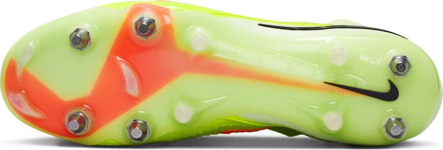 Nike Phantom 6 High Elite IJzeren-Nop Voetbalschoenen (SG) Pro Player Geel Oranje Zwart - Foto 4
