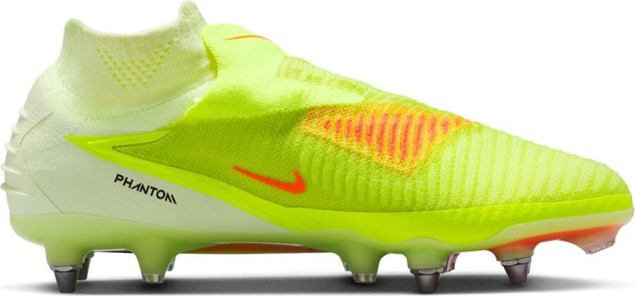 Nike Phantom 6 High Elite IJzeren-Nop Voetbalschoenen (SG) Pro Player Geel Oranje Zwart - Foto 3