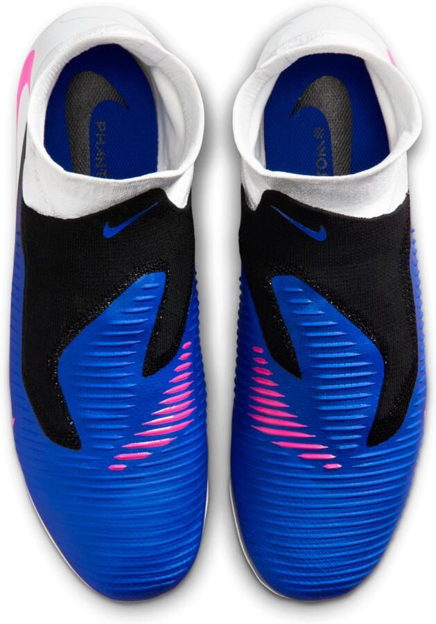 Nike Phantom 6 High Pro voetbalschoenen (stevige ondergrond) Blauw - Foto 2