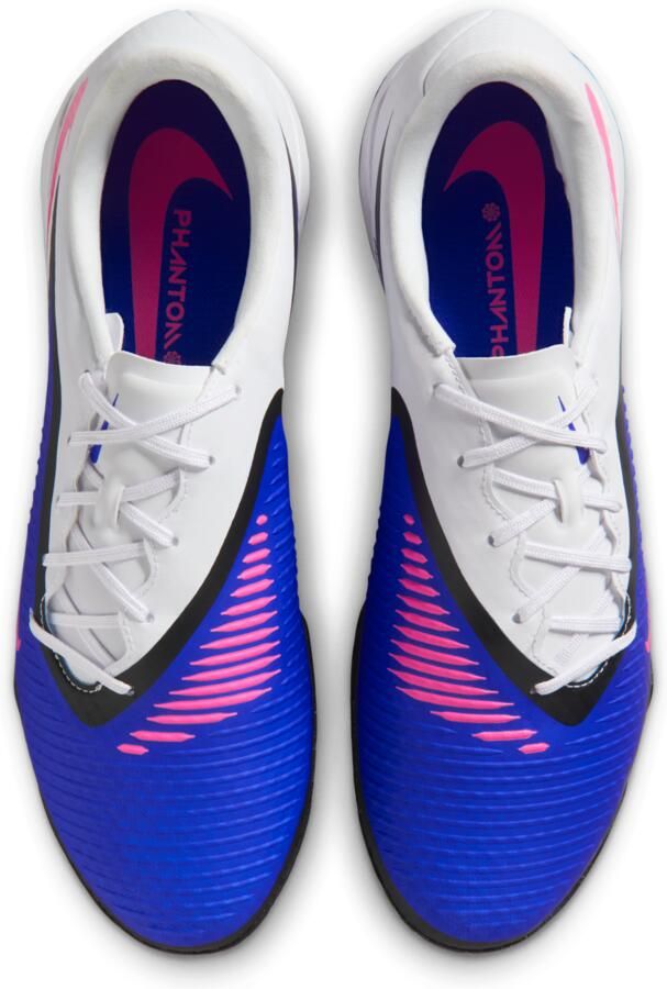 Nike Phantom 6 Low Academy voetbalschoenen (turf) Blauw - Foto 2