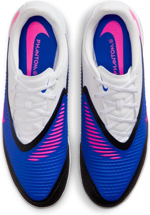 Nike Phantom 6 Low Academy zaalvoetbalschoenen Blauw - Foto 2