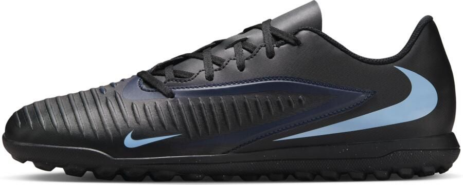 Nike Phantom 6 Low Club voetbalschoenen (turf) Zwart