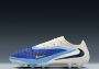 Nike Phantom 6 Low Elite voetbalschoenen (stevige ondergrond) Blauw - Thumbnail 1