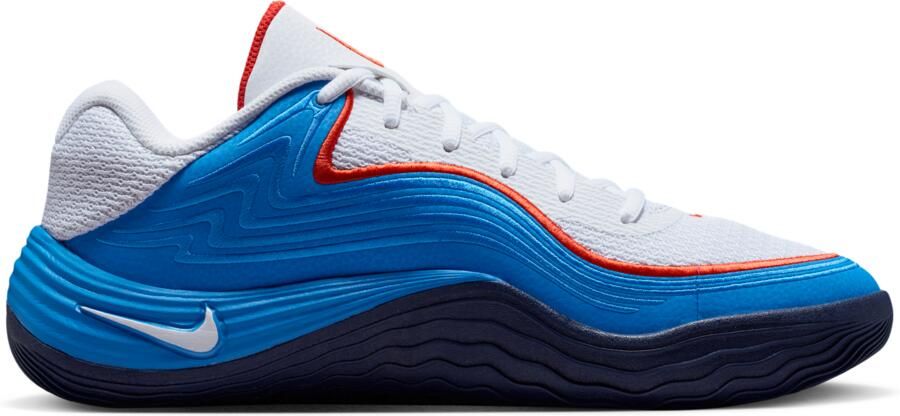 Nike Precision 8 Low basketbalschoenen voor heren Wit - Foto 3