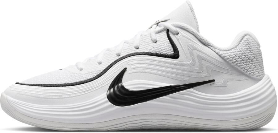 Nike Precision 8 Low Sneakers Heren Wit Mesh Synthetisch