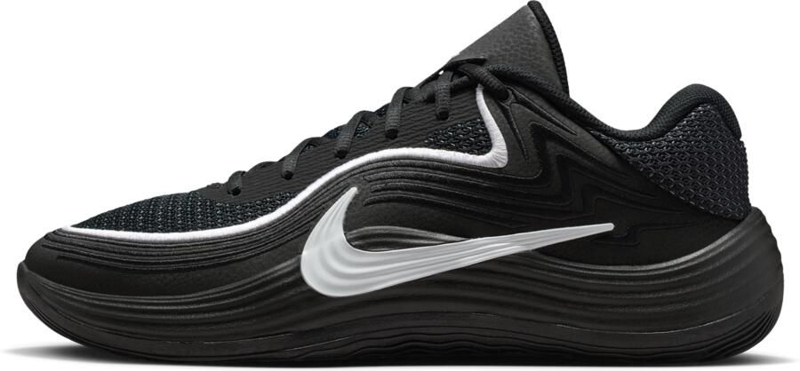 Nike Precision 8 Low Sneakers Heren Zwart Mesh Synthetisch