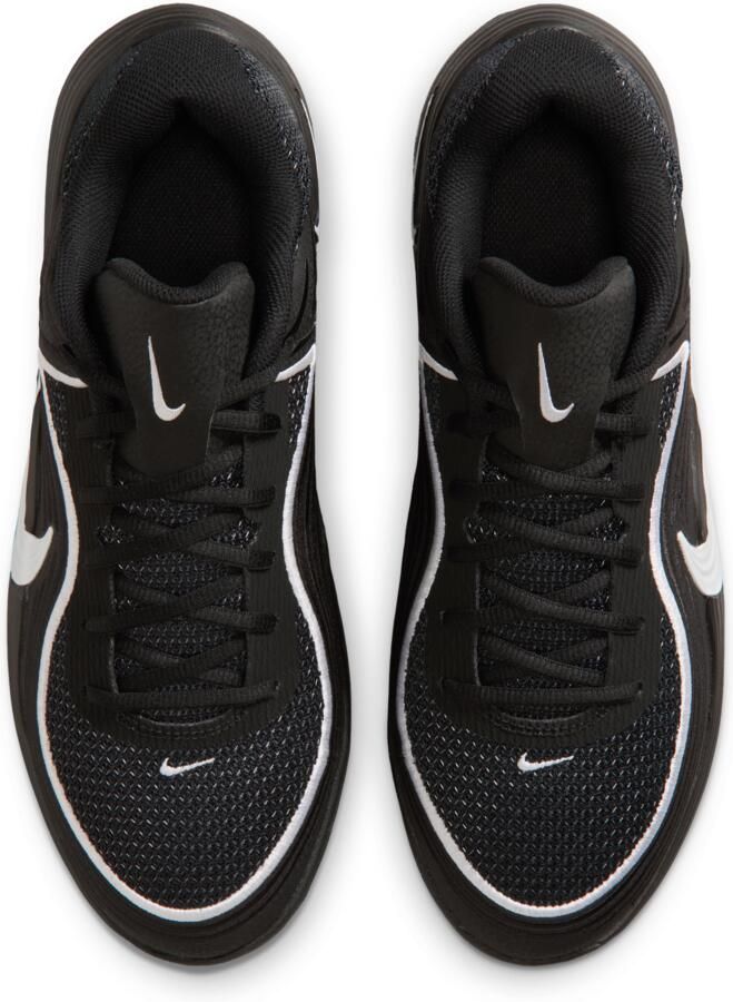 Nike Precision 8 Low Sneakers Heren Zwart Mesh Synthetisch - Foto 2