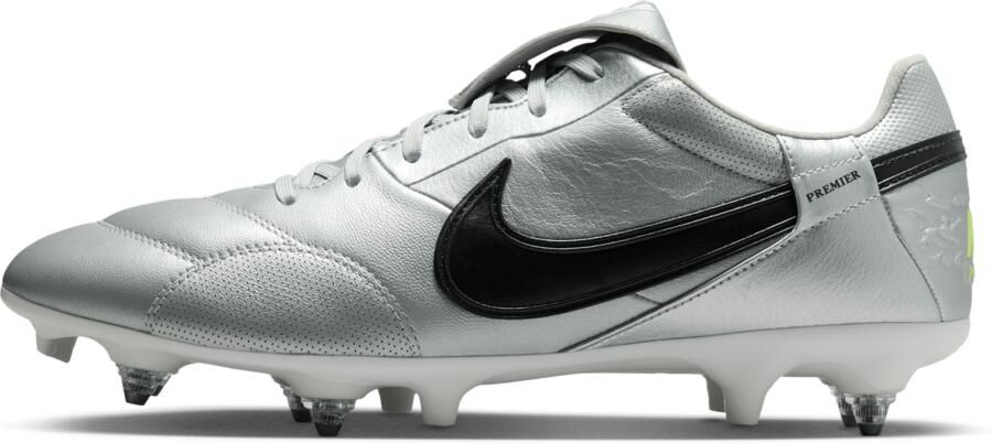 Nike Premier 3 SG-Peo low-top voetbalschoen (zachte ondergrond) Grijs