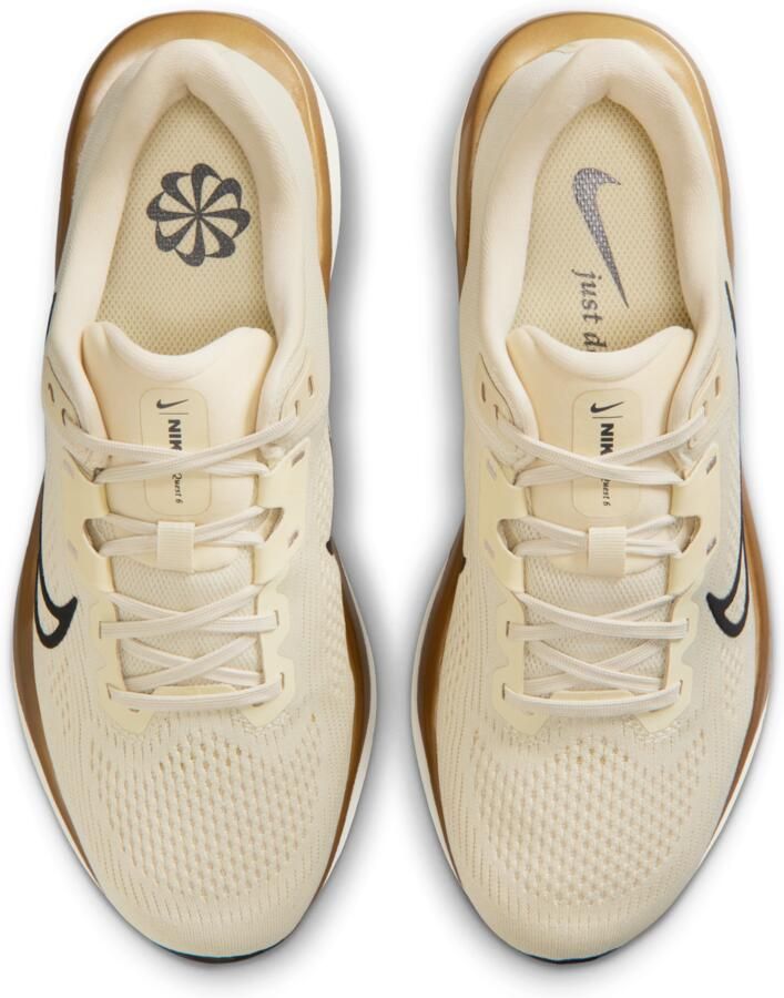 Nike Quest 6 hardloopschoenen voor dames (straat) Bruin - Foto 2