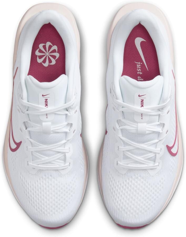 Nike Quest 6 hardloopschoenen voor dames (straat) Wit