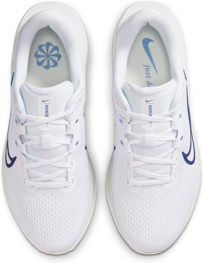 Nike Quest 6 hardloopschoenen voor dames (straat) Wit - Foto 2