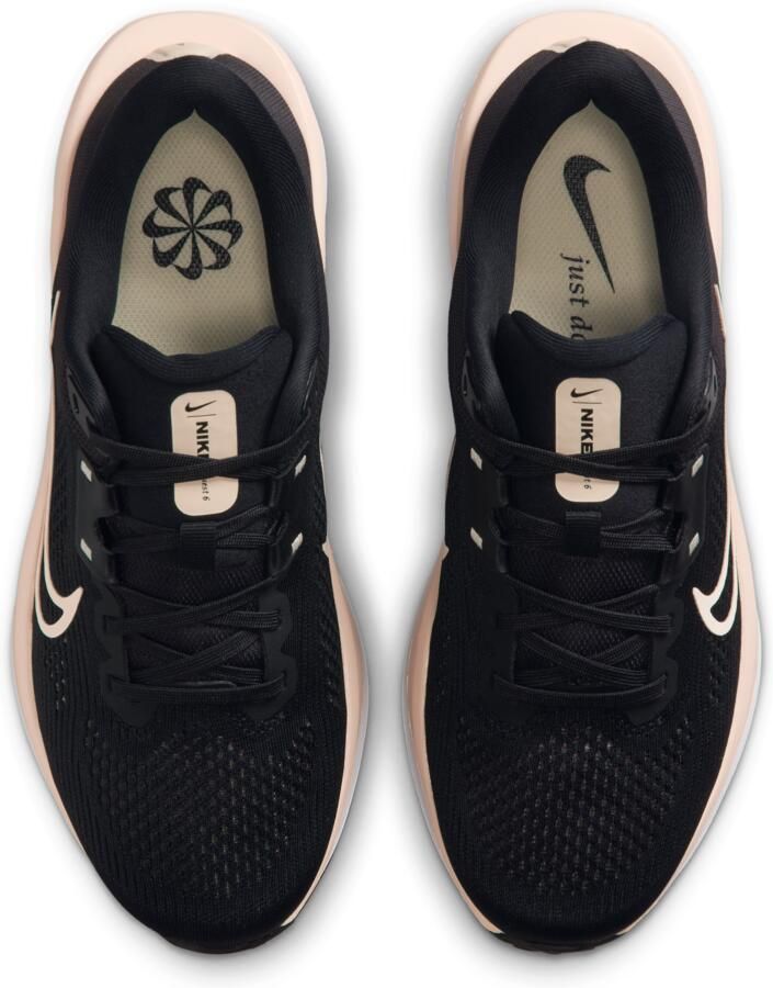 Nike Quest 6 hardloopschoenen voor dames (straat) Zwart - Foto 2