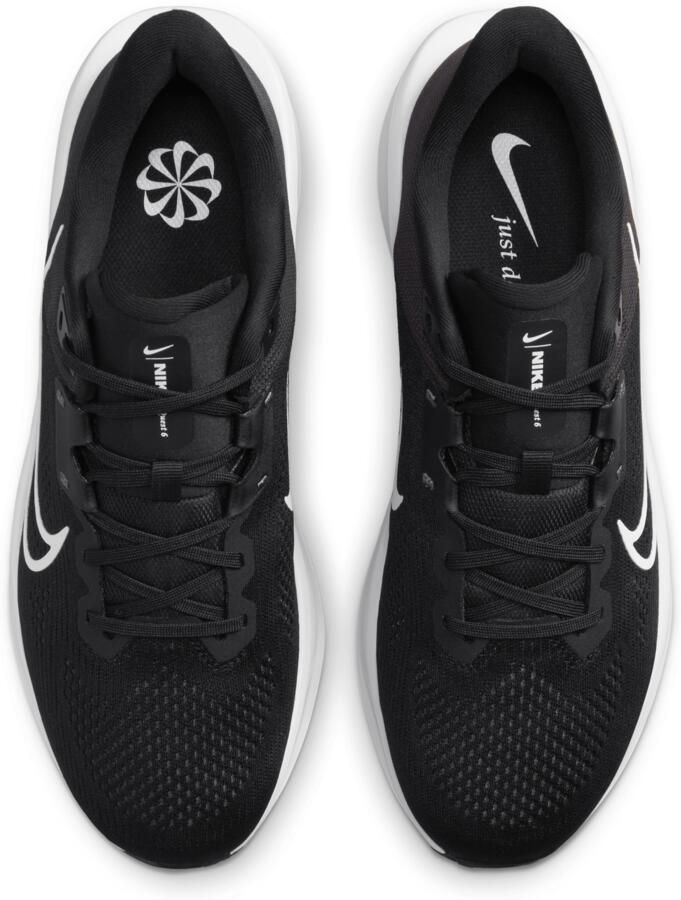 Nike Quest 6 hardloopschoenen voor heren (straat) Zwart - Foto 2