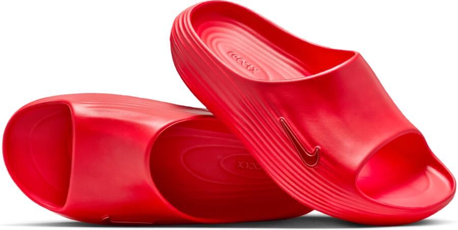 Nike Reactx Rejuven8 Slippers en Sandalen Heren Rood Mesh Synthetisch