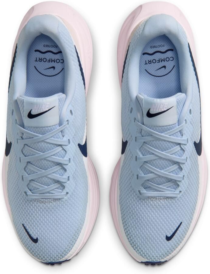 Nike Revolution 8 hardloopschoenen voor dames (straat) Blauw - Foto 2