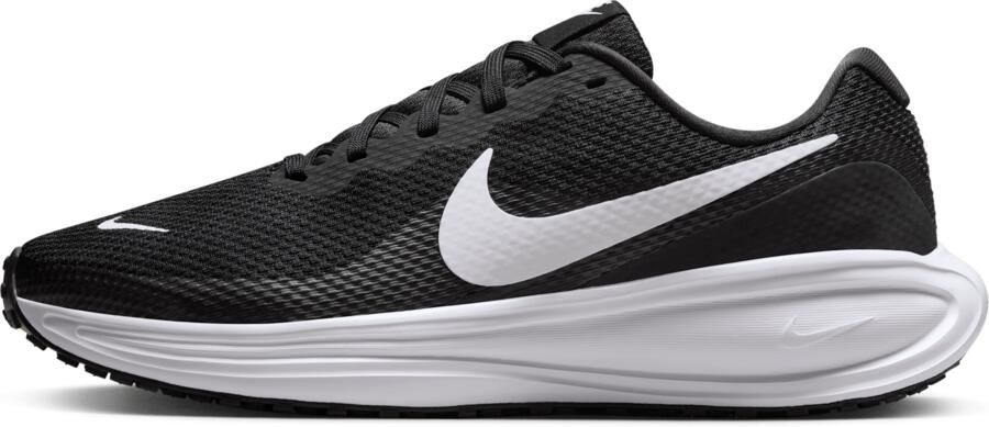 Nike Revolution 8 hardloopschoenen voor dames (extra breed straat) Zwart - Foto 4