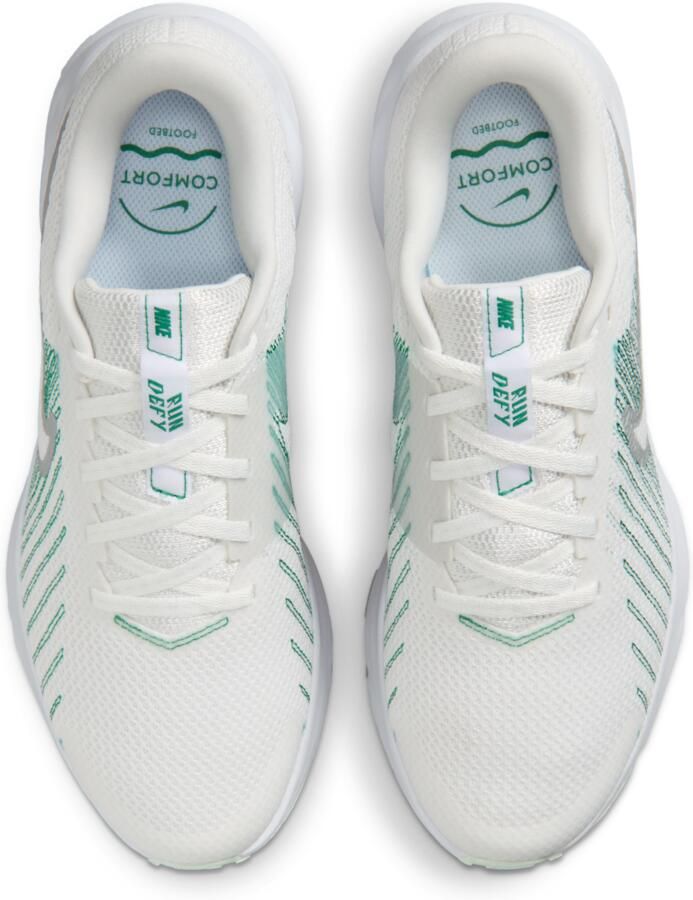 Nike Run Defy hardloopschoenen voor dames (straat) Wit - Foto 2