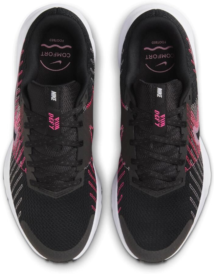 Nike Run Defy hardloopschoenen voor dames (straat) Zwart - Foto 2