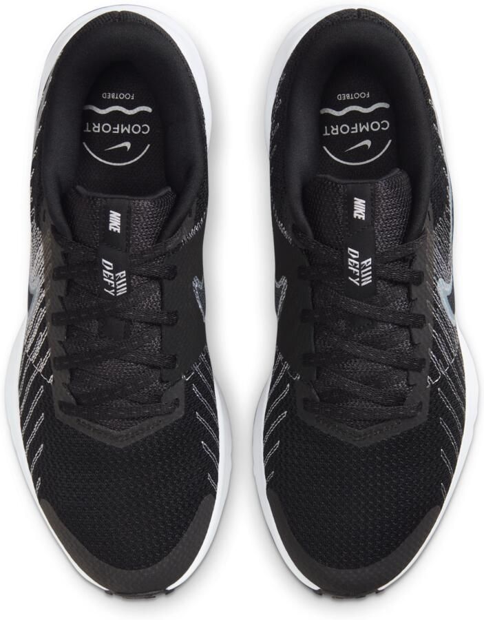 Nike Run Defy hardloopschoenen voor dames (straat) Zwart - Foto 2