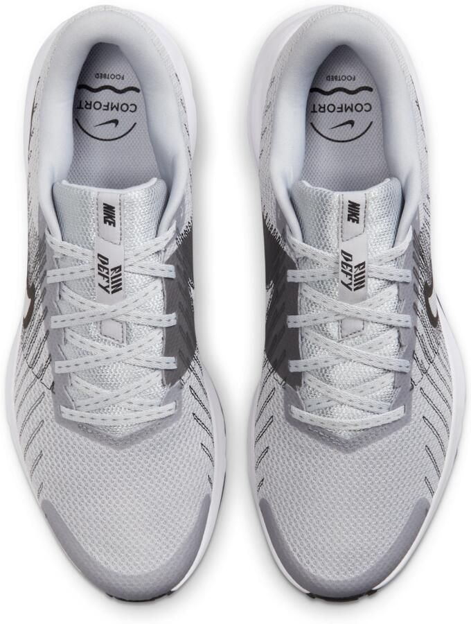 Nike Run Defy hardloopschoenen voor heren (straat) Grijs