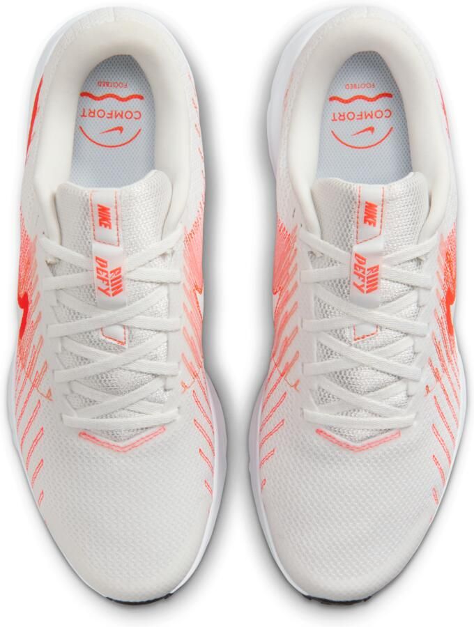 Nike Run Defy hardloopschoenen voor heren (straat) Wit - Foto 2